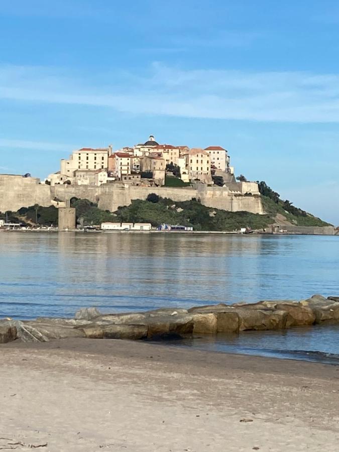 Duplex Calvi Direct Plage Eksteriør bilde